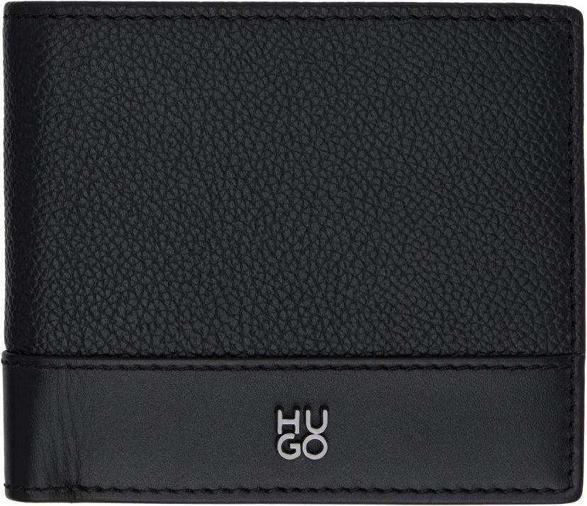 Novčanik BOSS Bifold Leather Wallet Crna | 50548314