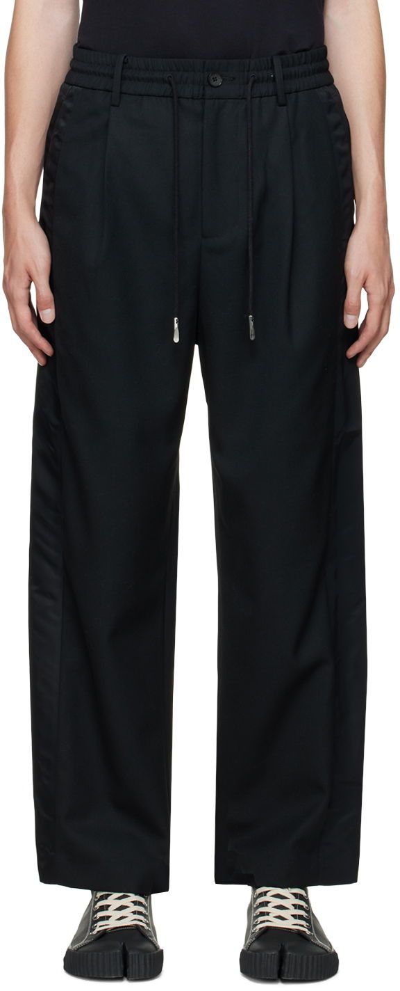 Hlače Feng Chen Wang Feng Chen Wang Paneled Trousers Crna | FMF14TR02