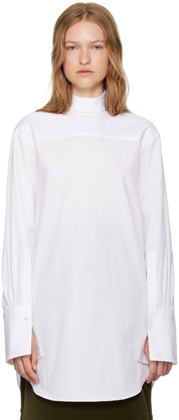 Košulja Dries Van Noten Reverse Shirt Bijela | 242-010702-9293