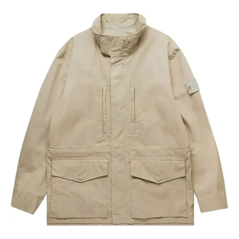 Vjetrovka Stone Island Ghost Piece O-Ventile Jacket Bež | 7815412F1-V0090