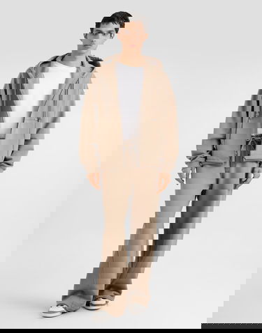 Hlače Dolce & Gabbana Dolce & Gabbana Jersey Wide-Leg Trousers Bež | GP16ZTG7PLAM0160, 1