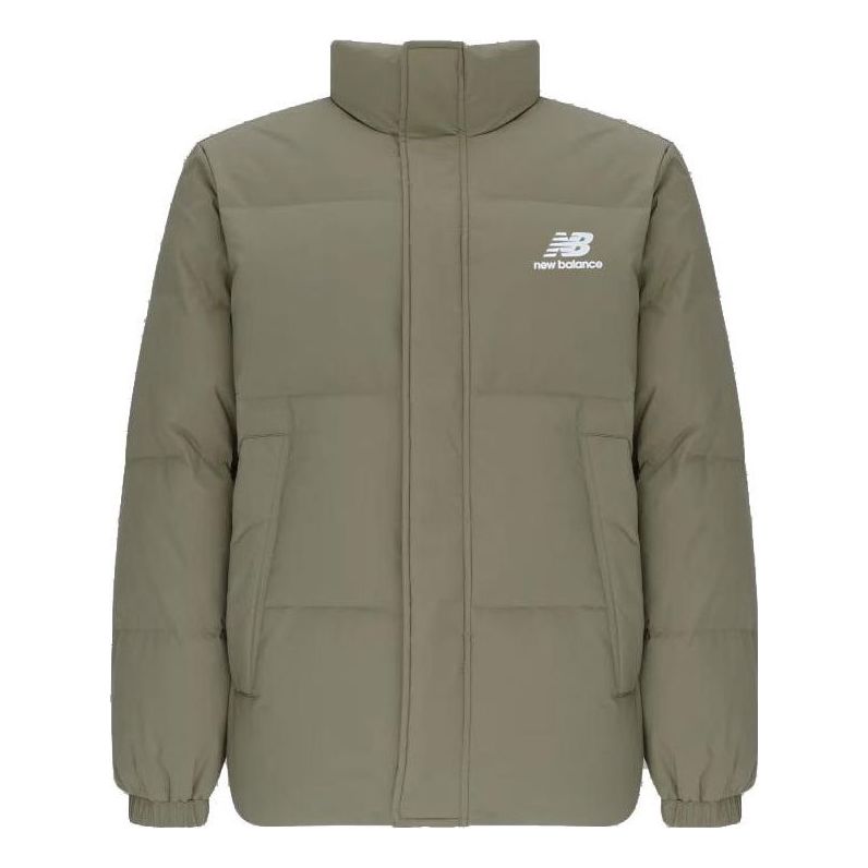 Pernata jakna New Balance Logo Down Jacket Zelena | AMJ24359-CGN