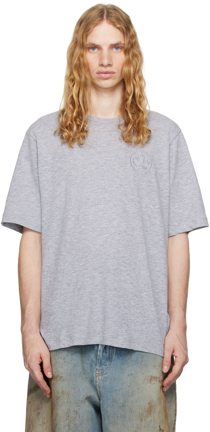 Majica kratkih rukava DSQUARED2 Loose-Fit T-shirt Siva | S74GD1332_S22146