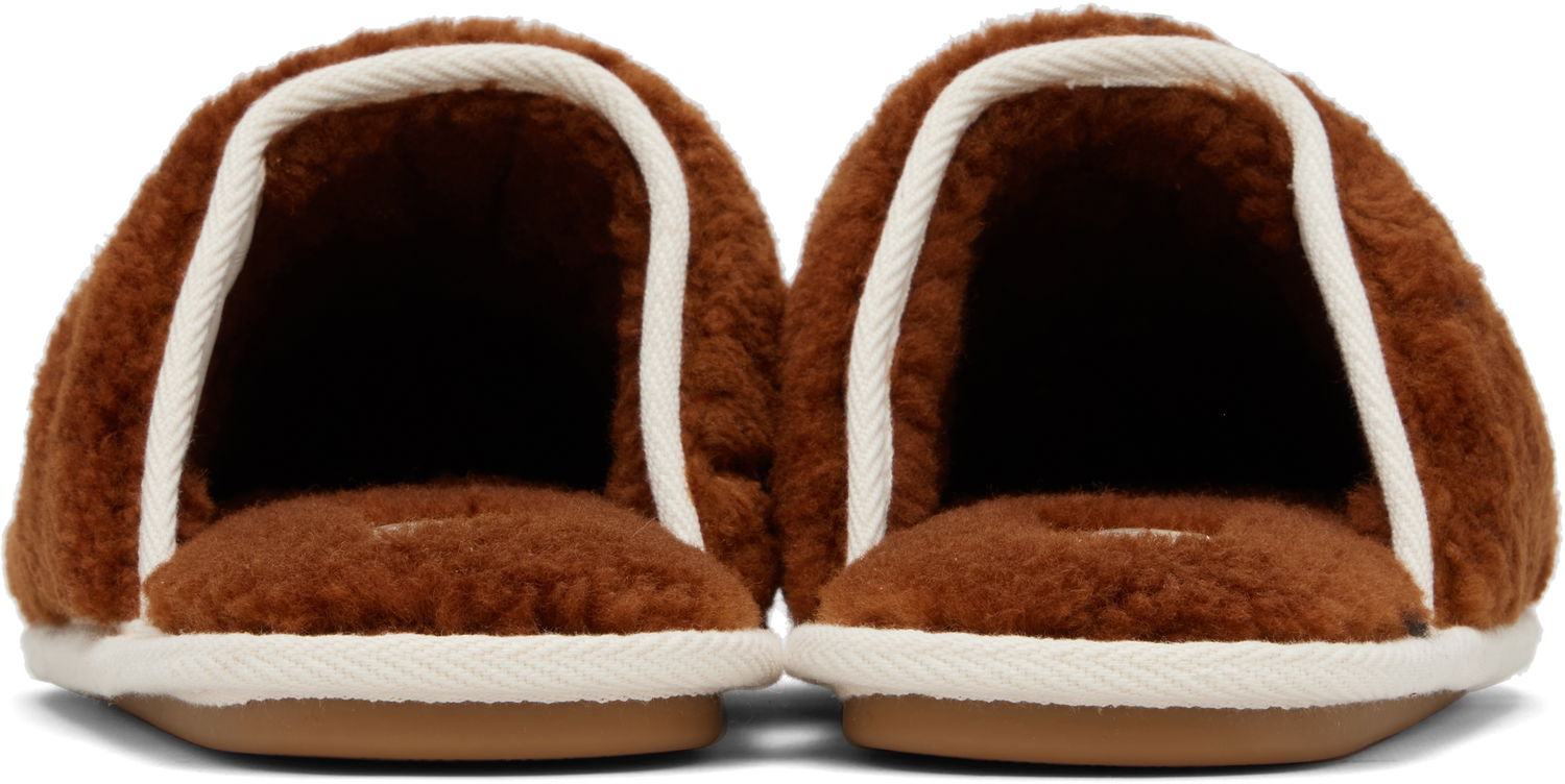 Tenisice i cipele Valentino Valentino Garavani Ta Chambre Wool Slippers Smeđa | 7Y2S0J88AWJ, 1