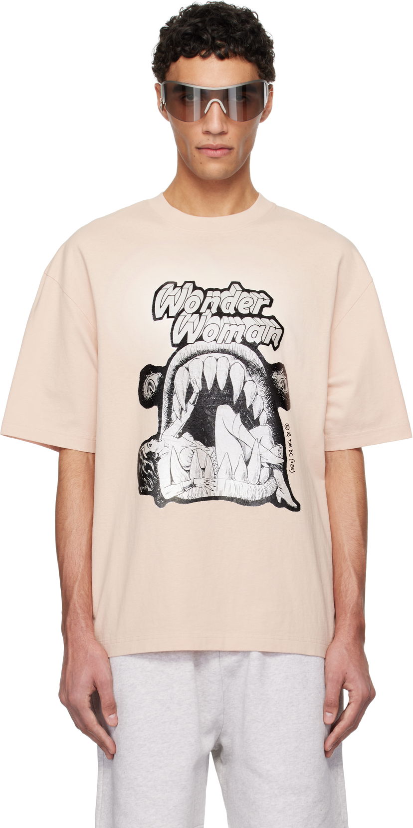 Majica kratkih rukava Acne Studios Acne Studios DC™ 'Wonder Woman' T-Shirt Ružičasta | BL0413-