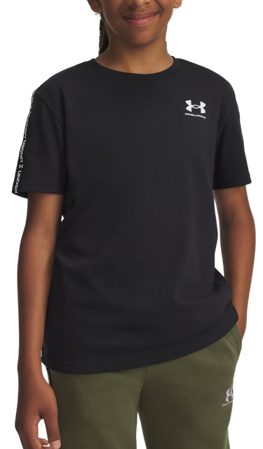 Majica kratkih rukava Under Armour T-Shirt Sportstyle Taped Short Sleeve Crna | 6001583-001, 0