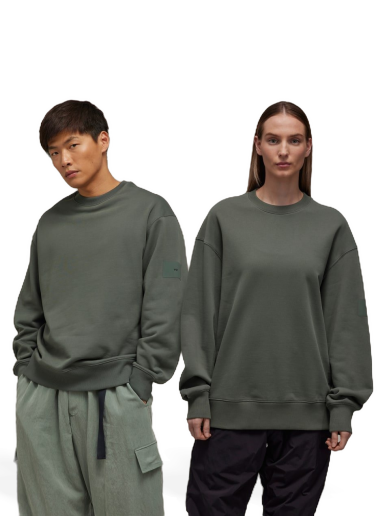 Dukserice Y-3 Organic Cotton Terry Crew Siva | IP7695