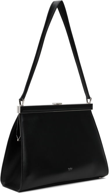 Ručna torbica Max Mara Biancaclasp Leather Frame Bag Crna | 2524516212600, 1