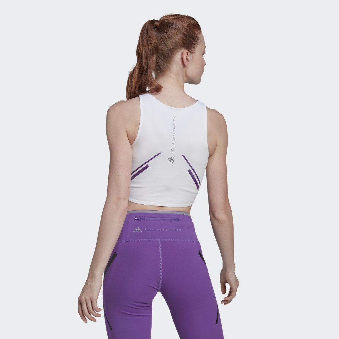 Crop top adidas Originals by Stella McCartney TruePace Crop Top HEAT.RDY Bijela | HI6143, 1