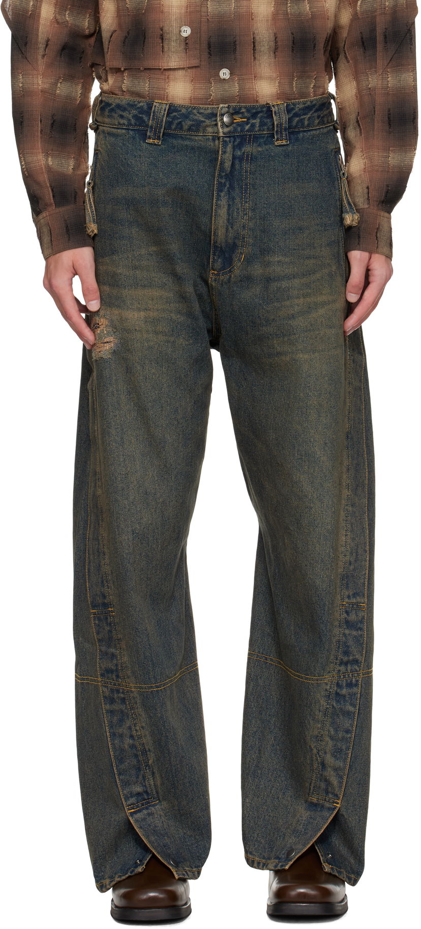 Jeans Andersson Bell Andersson Bell Twisted Zipper Pocket Jeans Plava | apa841u