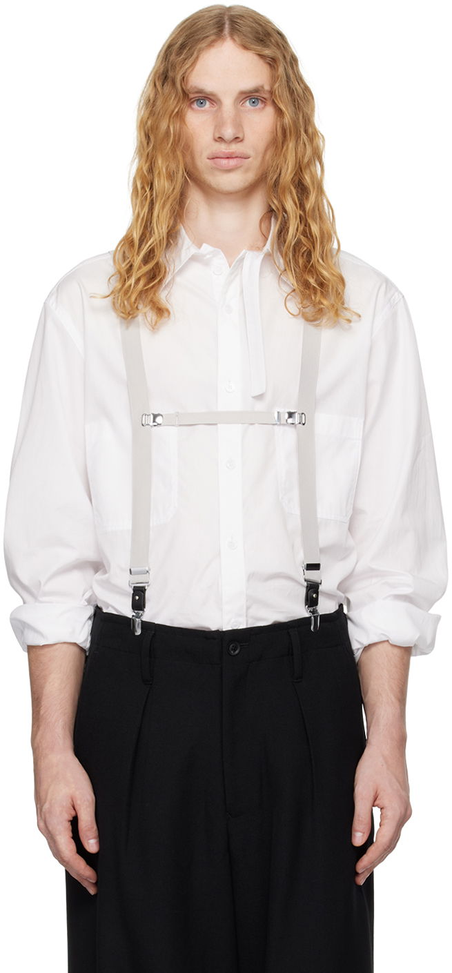 Pojasevi Yohji Yamamoto Suspenders 2Way Bijela | HO-Q01-971