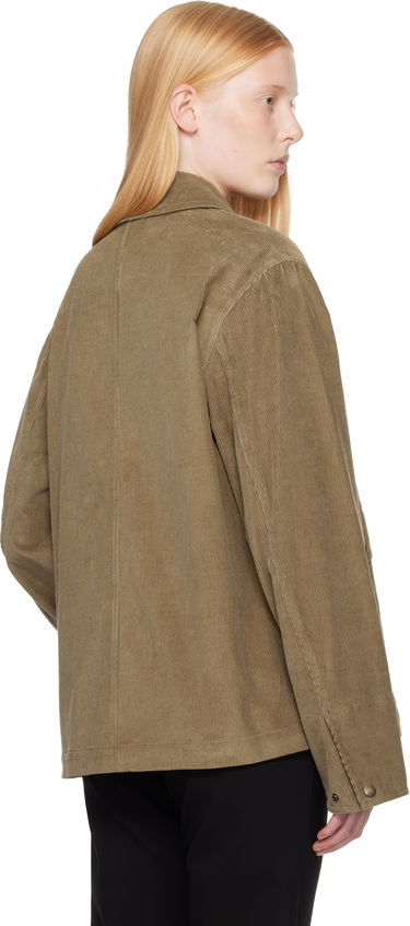 Jakna Burberry Burberry Corduroy Buttoned Jacket Zelena | 8110217, 2