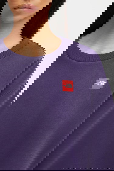 Dukserice The North Face Plain Cropped Crewneck Sweatshirt Redbox Ljubičasta | NF0A8EFY1JI1, 3