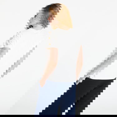 Majica kratkih rukava Tommy Hilfiger Tommy Hilfiger Gold Button Short Sleeve T-Shirt Bijela | WW0WW47455 YA8, 2