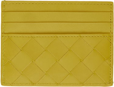Novčanik Bottega Veneta Intrecciato Card Holder Žuta | 635057-VCPQ3, 0