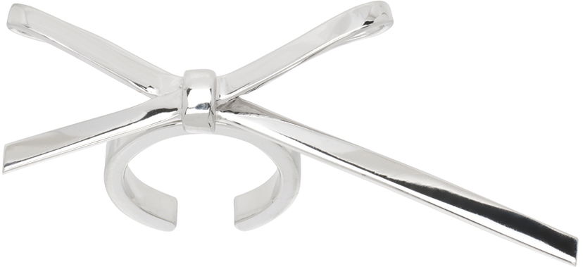 Prsten We11done Bow Nail Ring Metalik | WD-AJ0-24-504-U-SV