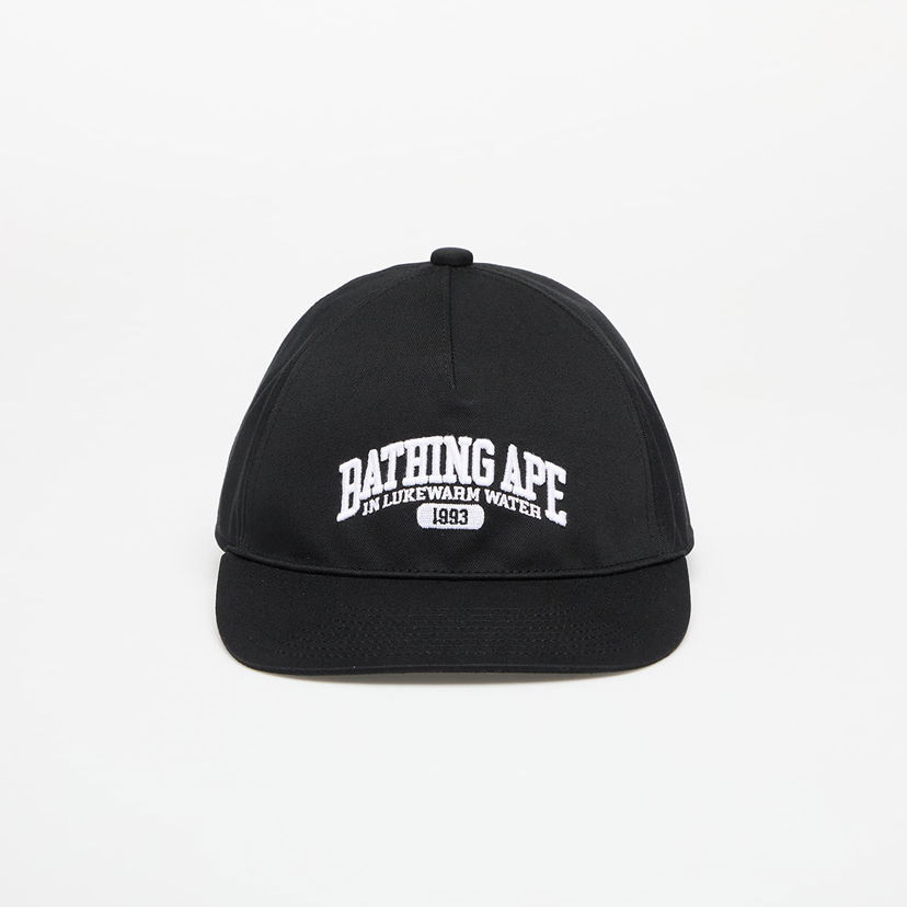 Kapa BAPE A BATHING APE Logo Cap Crna | 001CPL301309MBLK