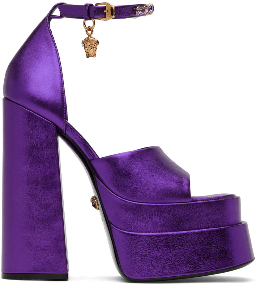 Tenisice i cipele Versace Versace Medusa Aevitas Platform Sandals Ljubičasta | 1007717_1A04280_1LD2V