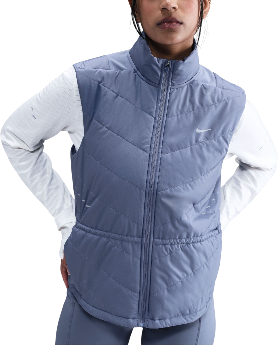 Prsluk Nike Swift Quilted Full-Zip Running Vest Plava | hv2655-499, 0