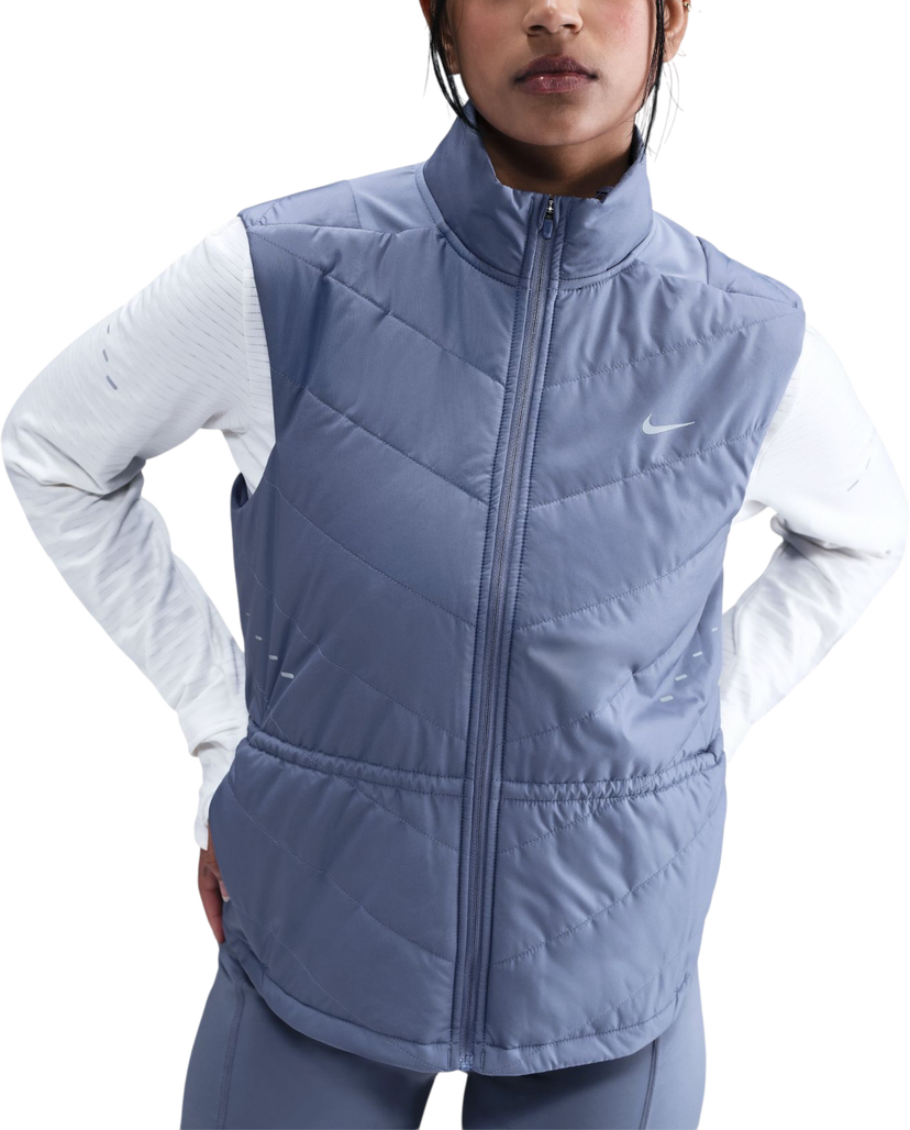 Prsluk Nike Swift Quilted Full-Zip Running Vest Plava | hv2655-499