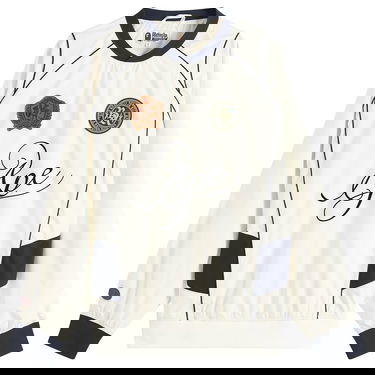 Dukserice BAPE Multi Logo Relaxed Fit Pullover, Size Large Bijela | 001SWL301317M-WHT, 0