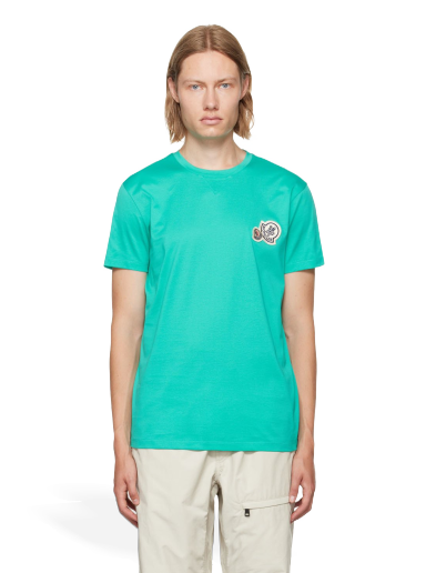 Majica kratkih rukava Moncler Logo T-Shirt Zelena | H20918C000268390Y