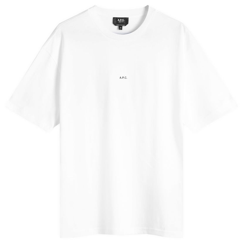 Majica kratkih rukava A.P.C. Micro Logo T-Shirt Bijela | COHBW-H26386-TAG