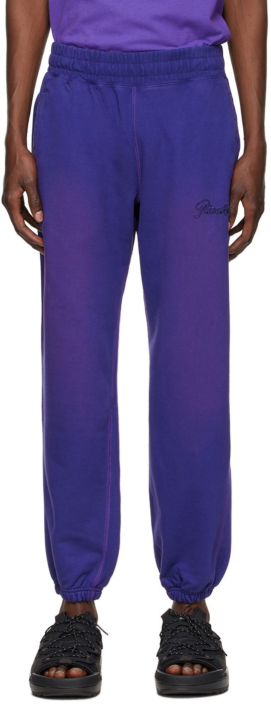 Trenirka Awake NY Awake NY Sun-Bleached Logo Lounge Pants Ljubičasta | AWK-SS21-PT001