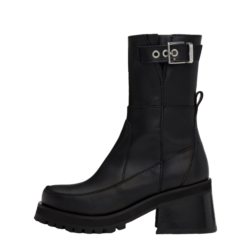 Tenisice i cipele GANNI Buckle Platform Boots Crna | S2784