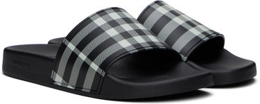 Dodaci Burberry Burberry Check Pool Slides Crna | 8107514, 3