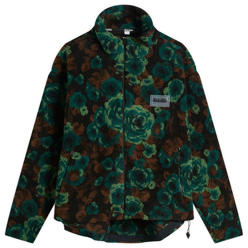 Jakna Napapijri Martine Rose Full-Zip Floral Jacquard Fleece Jacket Višebojno | NP0A4FPL-FUB