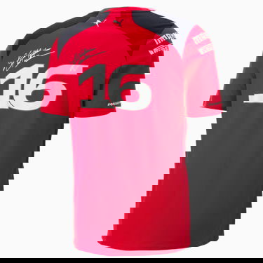 Majica kratkih rukava Puma Scuderia Ferrari 2023 Team Replica Charles Leclerc T-Shirt Crvena | 763420_01, 2