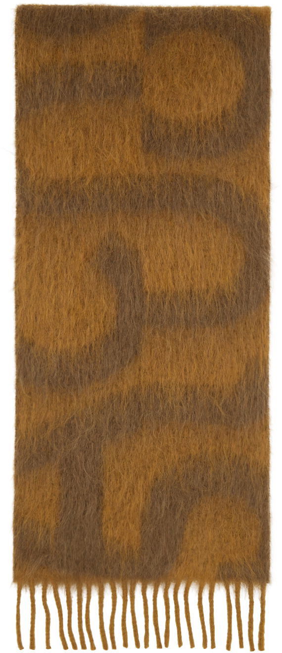 Šal Acne Studios Logo Scarf Smeđa | CA0311-