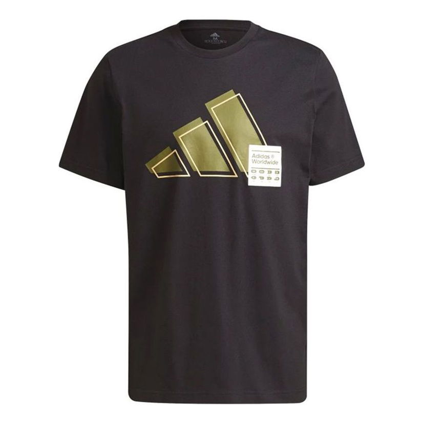 Majica kratkih rukava adidas Originals 3Bar Logo Graphic T-Shirt Crna | GU3643