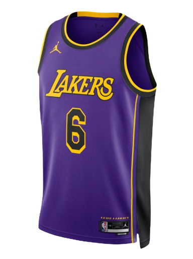 Dres Jordan Dri-FIT NBA Los Angeles Lakers Statement Edition 2022 Swingman Jersey Ljubičasta | DO9530-505