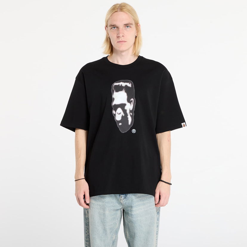 Majica kratkih rukava BAPE City Camo Frankenstein Relaxed Fit T-Shirt Crna | 001TEL801317MBLK