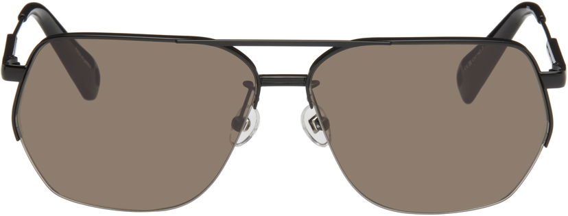 Sunčane naočale Jacquemus Aviator Sunglasses Crna | JAC67C2SUN
