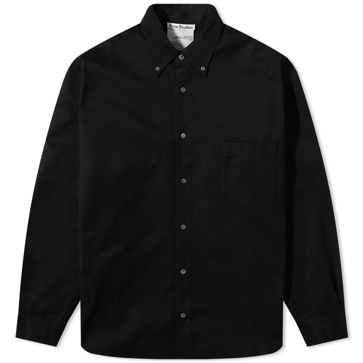 Košulja Acne Studios Odrox Cotton Twill Overshirt Crna | B90697-900, 0