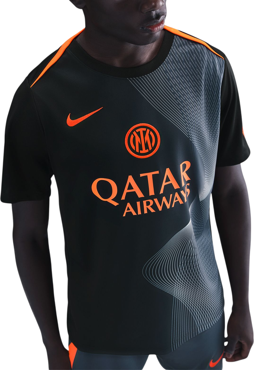 Majica kratkih rukava Nike Dri-FIT Inter Milan Pre-Match T-Shirt 2025/26 Crna | hm3441-010