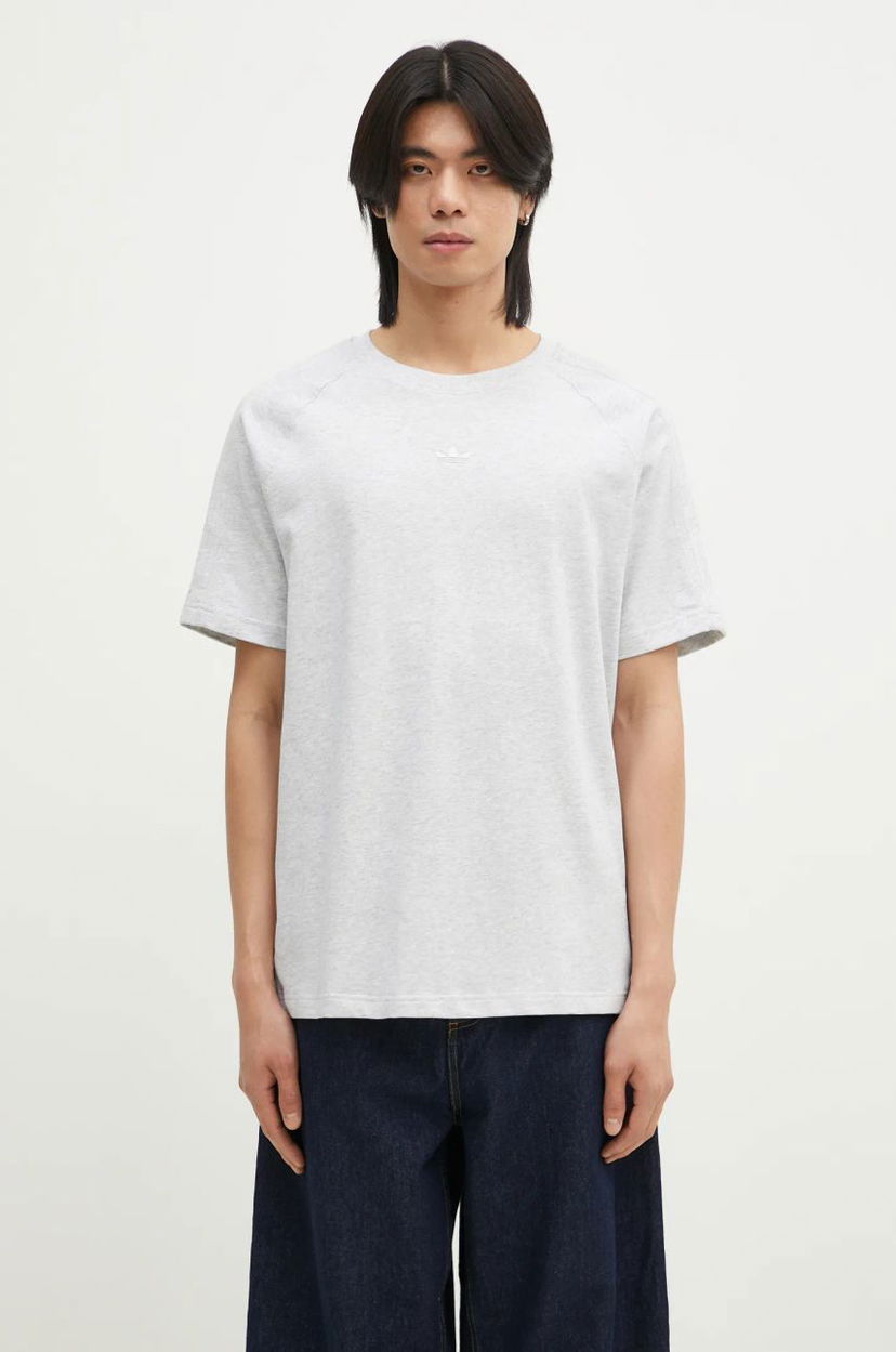Majica kratkih rukava adidas Originals Premium Essentials Tee Siva | JD3275