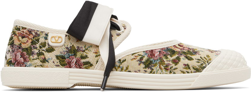 Tenisice i cipele Valentino Valentino Garavani Bow Floral Jacquard Višebojno | 7W2S0LH9XAA