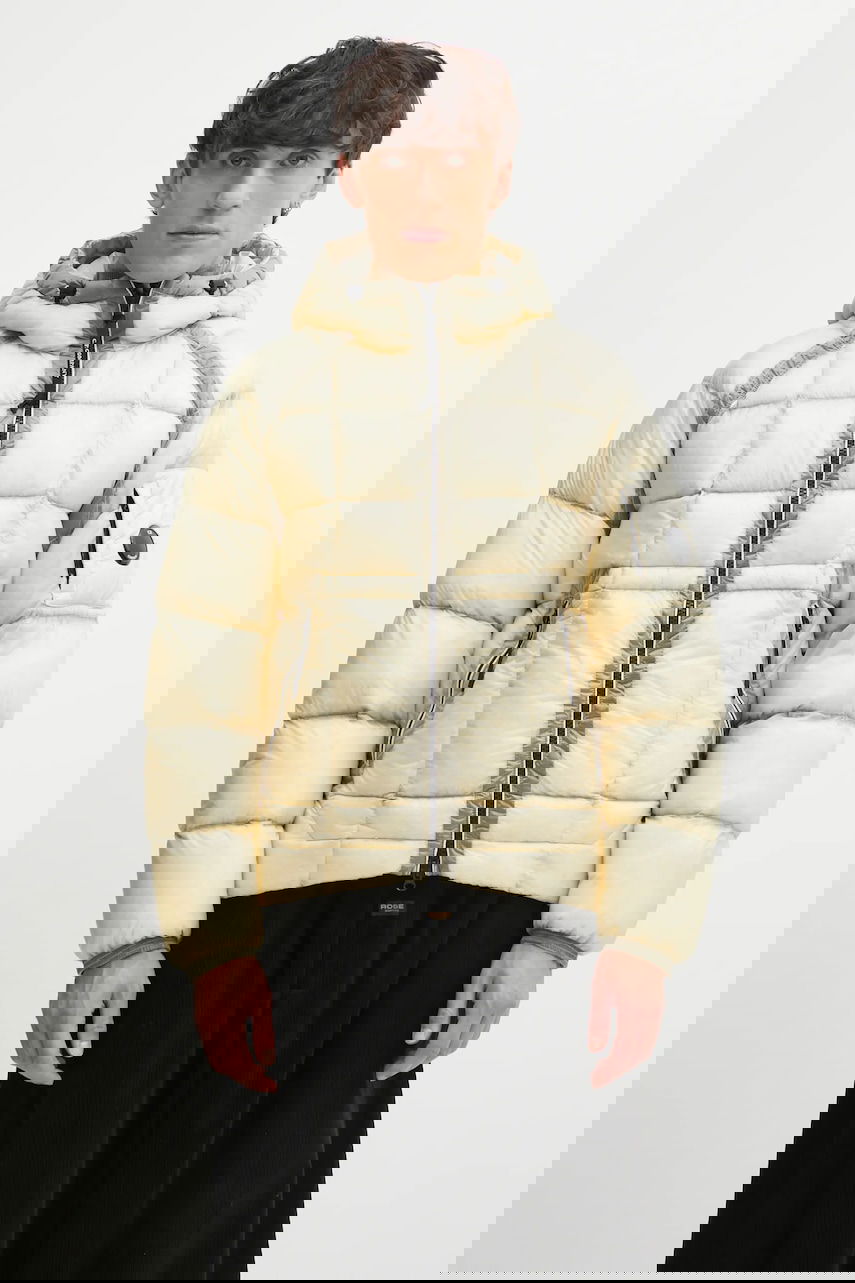 Pernata jakna C.P. Company Winter Hooded Quilted Down Puffer Jacket with Contrast Trim Bež | 19CMOW702A110416A, 0