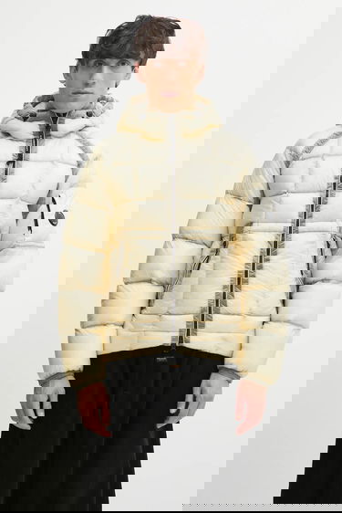 Pernata jakna C.P. Company Winter Hooded Quilted Down Puffer Jacket with Contrast Trim Bež | 19CMOW702A110416A, 0