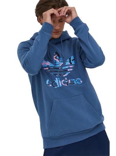 Dukserice adidas Originals Camo Series Infill Hoodie Plava | HK2802