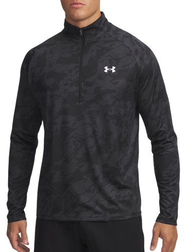 Majica kratkih rukava Under Armour Long-Sleeve Top Tech 2.0 1/2 Zip Crna | 1328495-007, 0