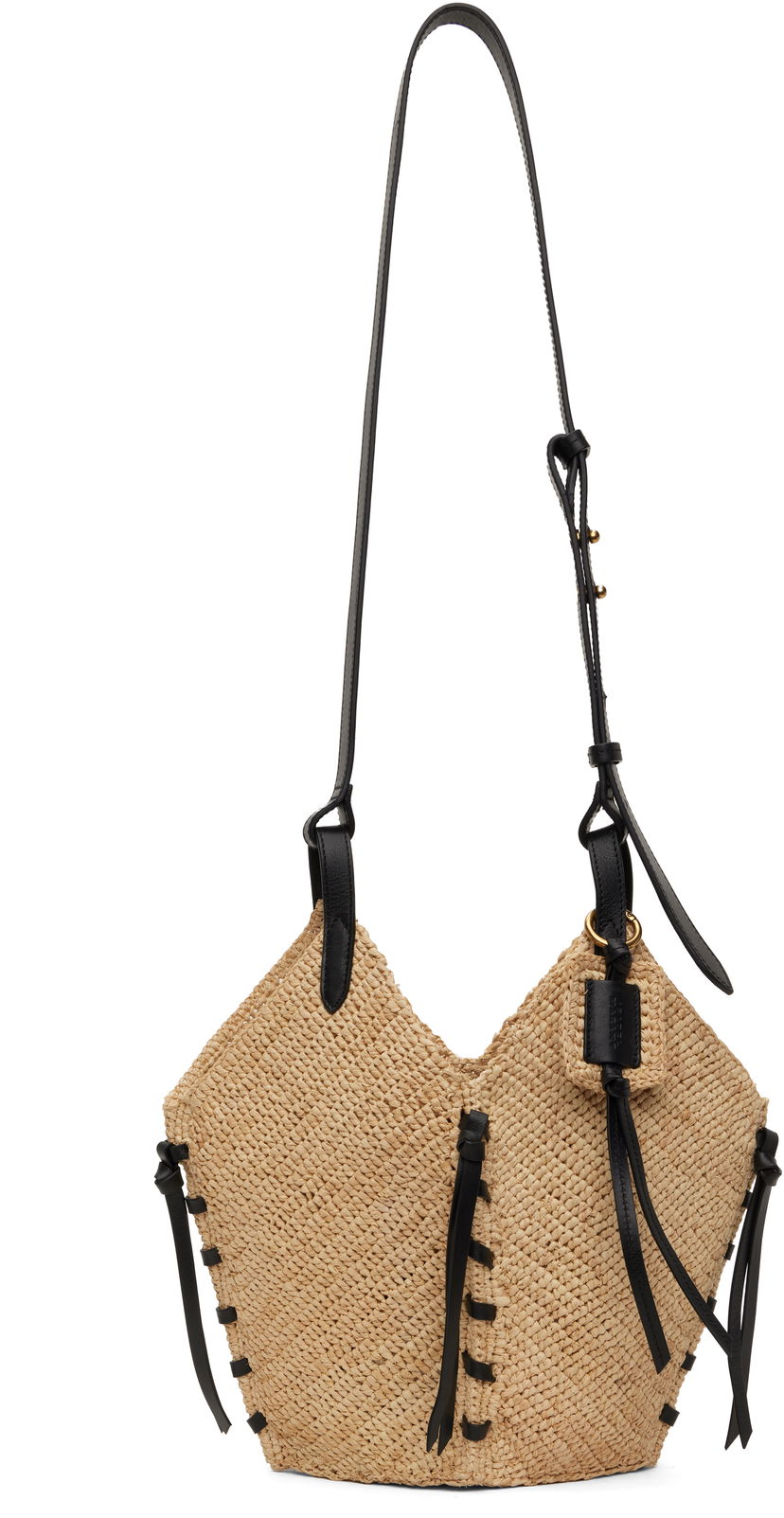 Ručna torbica ISABEL MARANT Isabel Marant Tampa Mini Raffia Tote Bež | PM0067FA-C1X07M