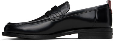 Tenisice i cipele BOSS HUGO Leather Loafers with Rubber Sole Crna | 50548591, 2