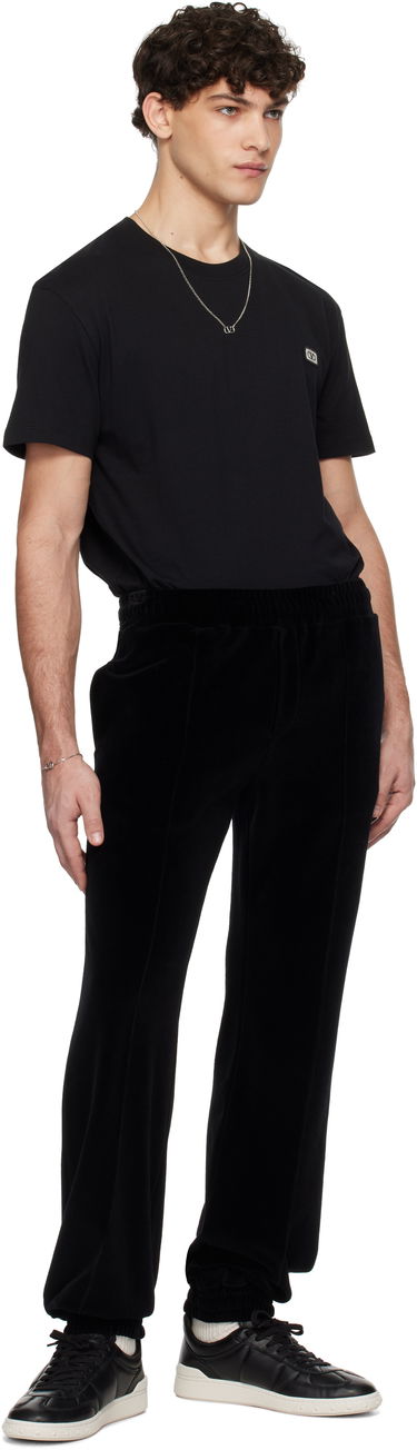 Majica kratkih rukava Valentino Patch T-Shirt Crna | 6V3MG10VAQ8, 4