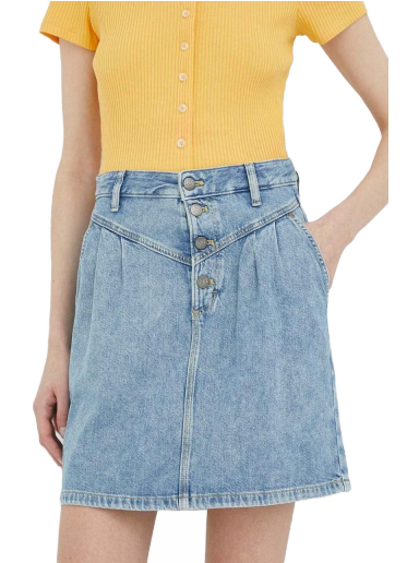 Suknja Lee Denim Mini Skirt Plava | L38DHLB20