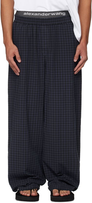 Hlače Alexander Wang Alexander Wang Relaxed Trousers Plava | 6WC3254885, 0